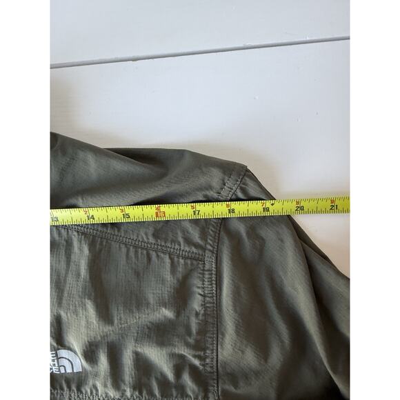 The North Face Mens Button Up Long Sleeve Zip Away Shirt Size XL Olive Green - Picture 10 of 14